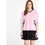 Tričko adidas Tiro Cut 3 Stripes Color Block Boyfriend T-Shirt True Pink/ Black/ White XS