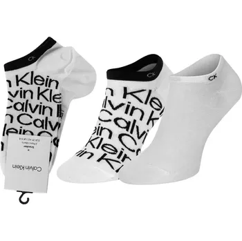 Dámské ponožky 2PACK ponožky Calvin Klein nízké bílé (701218714 002) Calvin Klein bílá 1916500