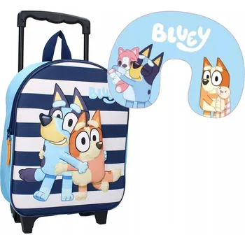 Dětský kufřík Bluey Vadobag 9 l modrý, vícebarevný