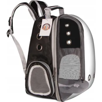 přepravka pro zvíře BATOH PŘEPRAVKA PRO KOČKY PSA NA CESTY VETERINÁŘ 8 KG ČERNÝ