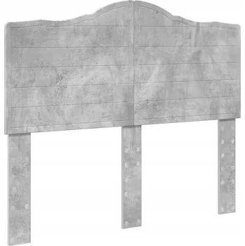 Čelo postele s čelo Betonově šedá 135 cm Kompozitní dřevo