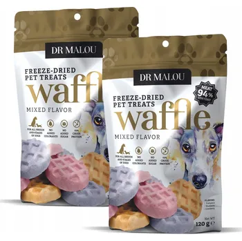 Pamlsek pro psa Psí Pamlsek s lyofilizovanými kuřecími oplatkami ( mix chutí ) 2 balení