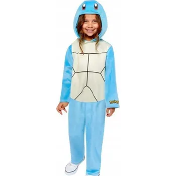 Karnevalový kostým KOSTÝM POKÉMON SQUIRTLE LICENCOVANÝ KOMBINEZA MODRÁ 134