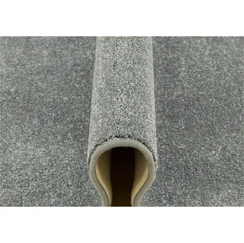 Koberec KOBEREC ŠEDÝ DO OBÝVACÍHO POKOJE LOŽNICE MĚKKÝ S FILCEM FOREST 200x200 cm