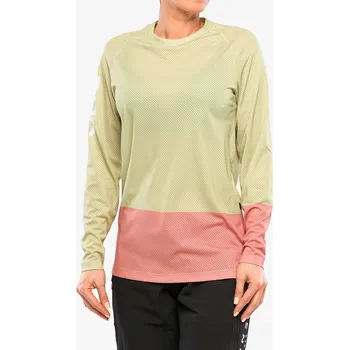 Cyklistické oblečení Dámský cyklistický dres POC MTB Pure LS zelený S