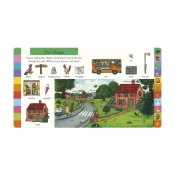 První čtění Pip and Posy's Big Book of Words (Leporelo)