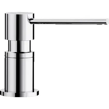 Dávkovač mýdla Blanco na pracovní desku, stříbrný kov, 300 ml