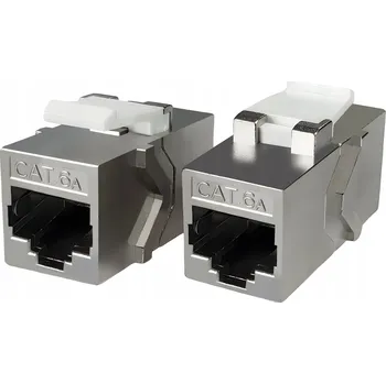Konektor KEYSTONE SPOJKA RJ45 STP KAT.6A (PRODLOUŽENÍ)