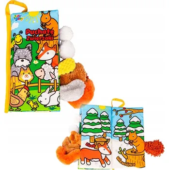 Jolly Baby Book Nadýchaná zvířátka Ocásky 80453