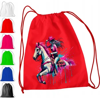 Obraz ČERVENÝ SÁČEK DO ŠKOLKY, ŠKOLY, NA TV - KONĚ HOBBY