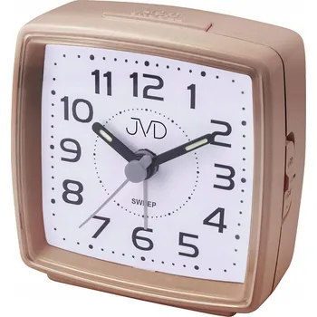 Budík Budík JVD SRP28.6 s plynulým tichým chodem a funkcí Snooze