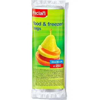 Paclan Sáčky na potraviny 20 x 30 cm, 250 kusů