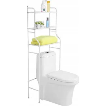 Koupelnový nábytek Stojící police nad toaletu WC, koupelnová skříňka, regál, 3 police