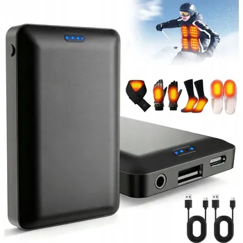 Powerbanka POWERBANK 5000MAH USB RYCHLÝ VÝKONNÝ POWER BANK PRO VYHŘÍVANÁ ZAŘÍZENÍ 2KS