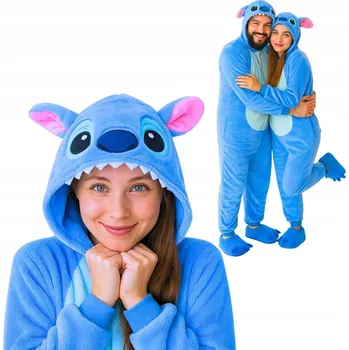 Dámské noční prádlo Pyžamo Overal Kigurumi Kostým Lilo & Stitch S: 145-155 cm