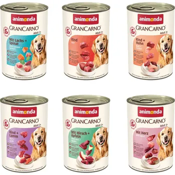 Volný čas 24x400g animonda GranCarno Original - mix 1 (6 druhů)