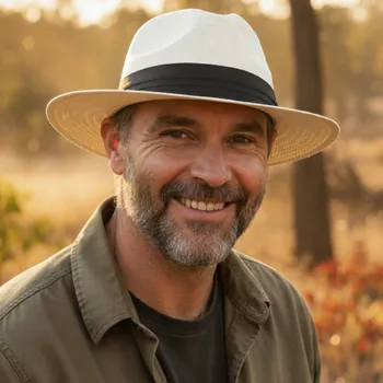 Klobouk SCIPPIS Mineo – letní klobouk v panamském stylu s ripsovou stuhou Velikost: 59 cm (L)