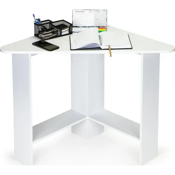 Psací stůl Rohový psací stůl ModernHome 102 x 72 x 74 cm bílý