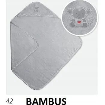 Ręcznik Bambusowy / koupací pončo 100x100 ŠEDÁ