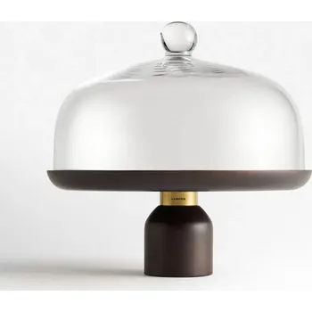 Podnos s víkem La Mania Male II 27 x 27,5 cm hnědá barva 5905549447116 89X