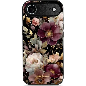 Pouzdro na mobilní telefon Lesklý kryt Mobiwear Glossy - Apple iPhone Air - G169G Zlatavé kvítky (Prémiové lesklé pouzdro, obal, kryt Mobiwear Glossy na mobil Apple iPhone Air - G169G Zlatavé kvítky, materiál Plast + TPU silikon - krytí po všech stranách, neošoupatelný potisk, tenk