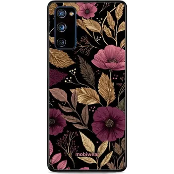 Pouzdro na mobilní telefon Lesklý kryt Mobiwear Glossy - Samsung Galaxy S20 FE - G170G Fialová kvítka (Prémiové lesklé pouzdro, obal, kryt Mobiwear Glossy na mobil Samsung Galaxy S20 FE - G170G Fialová kvítka, materiál Plast + TPU silikon - krytí po všech stranách, neošoupatelný)