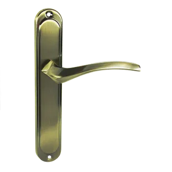 Dveřní kování DOMINO Dveřní štítové kování ENIGMA - B/O M3 Hnědá grafiatto