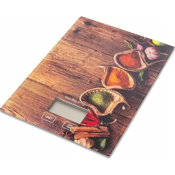 Kuchyňská váha Kuchyňská VÁHA skleněná elektronická plochá 5 kg precizní LCD na potraviny