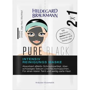 Pleťová maska Hloubkově čisticí maska s aktivním uhlím Pure Black Maske Sachet