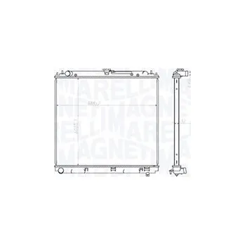 Chladič motoru Chladič, chlazení motoru MAGNETI MARELLI 350213212800