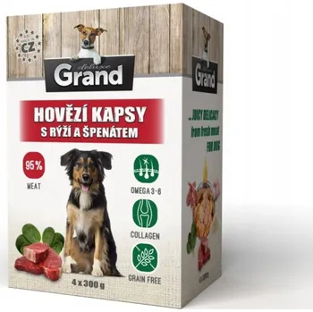 Krmivo pro psa Grand krmivo mokré krmivo s hovězím masem 1,2 kg