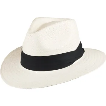 Klobouk SCIPPIS Mineo – letní klobouk v panamském stylu s ripsovou stuhou Velikost: 61 cm (XL)