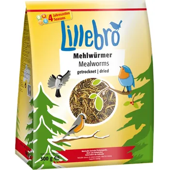 Krmivo pro ptáka 2kg Lillebro mouční červi, sušení