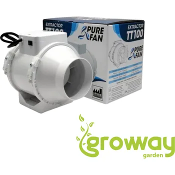 Domácí ventilátor Ventilátor Pure Fan TT 100 - 187/145m3 -Ø100mm 1 ks