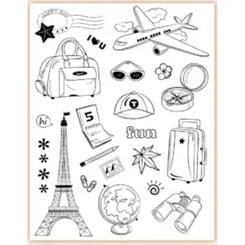 Dětské razítko Gelová razítka - Cestování Paříž
