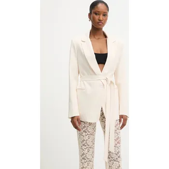 Dámské sako Sako Answear.LAB béžová barva LD2534.hak 80X, vel. L