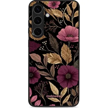 Pouzdro na mobilní telefon Lesklý kryt Mobiwear Glossy - Samsung Galaxy S25 Plus - G170G Fialová kvítka (Prémiové lesklé pouzdro, obal, kryt Mobiwear Glossy na mobil Samsung Galaxy S25 Plus - G170G Fialová kvítka, materiál Plast + TPU silikon - krytí po všech stranách, neošoupateln