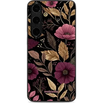 Pouzdro na mobilní telefon Lesklý kryt Mobiwear Glossy - Samsung Galaxy S24 FE - G170G Fialová kvítka (Prémiové lesklé pouzdro, obal, kryt Mobiwear Glossy na mobil Samsung Galaxy S24 FE - G170G Fialová kvítka, materiál Plast + TPU silikon - krytí po všech stranách, neošoupatelný)