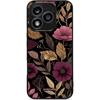 Pouzdro na mobilní telefon Lesklý kryt Mobiwear Glossy - Honor 400 Lite 5G - G170G Fialová kvítka (Prémiové lesklé pouzdro, obal, kryt Mobiwear Glossy na mobil Honor 400 Lite 5G - G170G Fialová kvítka, materiál Plast + TPU silikon - krytí po všech stranách, neošoupatelný potisk,)