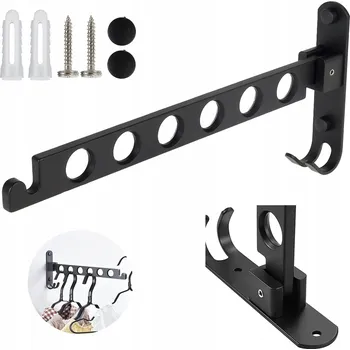 Věšák Kovový věšák Bedee černý