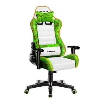 Herní židle Huzaro Ranger 6.0 Pixel bílá (HZ-RANGER 6.0 PIXEL WHITE)
