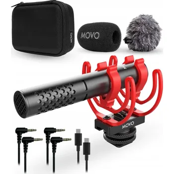 Mikrofon Movo X1-Mini Kompaktní směrový mikrofon pro fotoaparáty a kamery