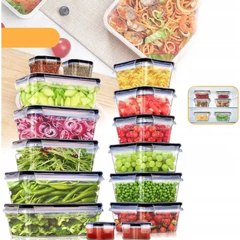 Dóza na potraviny 12x Kuchyňská Dóza na potraviny, svačinový box, sada dóz