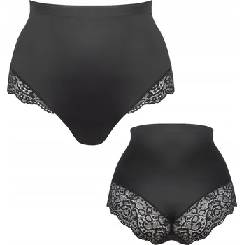 Kalhotky Kalhotky Marilyn Lace Shine Panty Black S/M černá