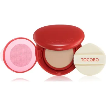 Přípravek na tvář TOCOBO Apple Dewy Fit Cushion dlouhotrvající make-up v houbičce SPF 50+ odstín 21W Vanilla 15 g