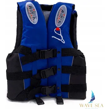 Plovací vesta Záchranná vesta kapok M modrá pro dospělé SUP rybářská