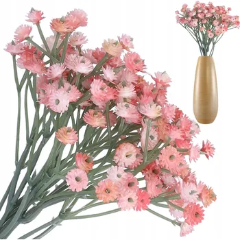 umělá květina GYPSOPHILA (Šáter) UMĚLÉ KVĚTY NA HŘBITOV dekorativní kytice do vázy Velikonoce