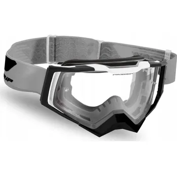 Motocyklové brýle PROGRIP 2024/01 BRÝLE PG3309 TR RAPID BARVA ŠEDÁ/ČERNÁ/BÍLÁ (SKLO PG332
