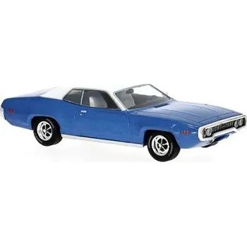 autíčko IXO Models Plymouth Satellite Sebring Plus 1971 blue / white 601