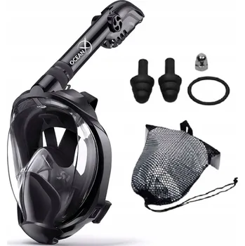 Potápěčská maska Potápěčské Brýle pro potápění a šnorchlování, celoobličejová, profesionální OceanX S/M